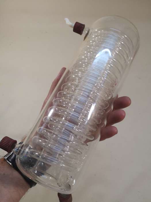 Laboratory Buchi Glass Coiled Condensor Evaporator