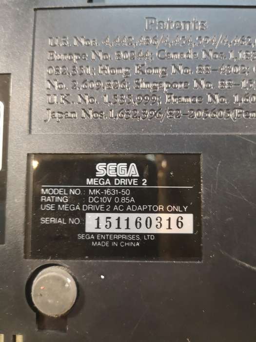 STUNNING FIND!! Vintage Original SEGA Mega Drive II 16 Bit Complete Bundle - Working Condition