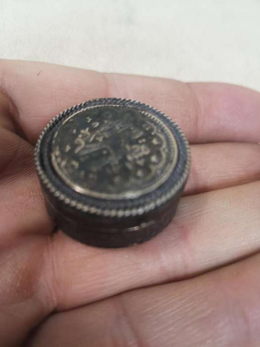 Vintage Handmade Hallmarked 900 Silver Pill Box - 20g