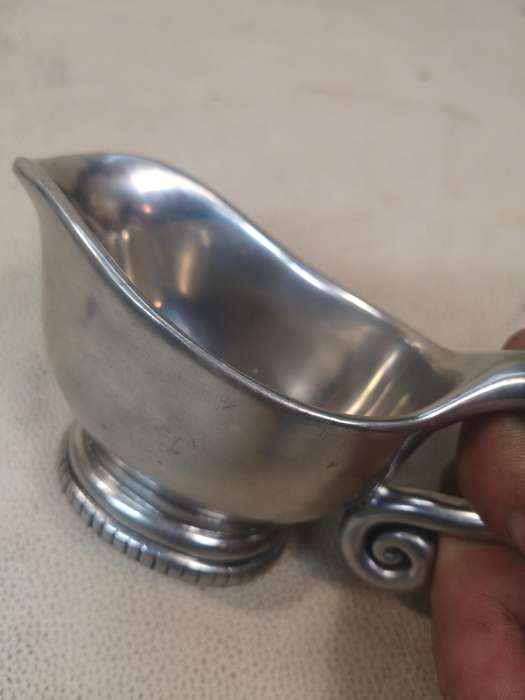 CARROL BOYES FUNCTIONAL ART !!! EARLY WAVE PATTERN MILK JUG - CLEARLY MARKED - SURPRISINGLY HEAVY