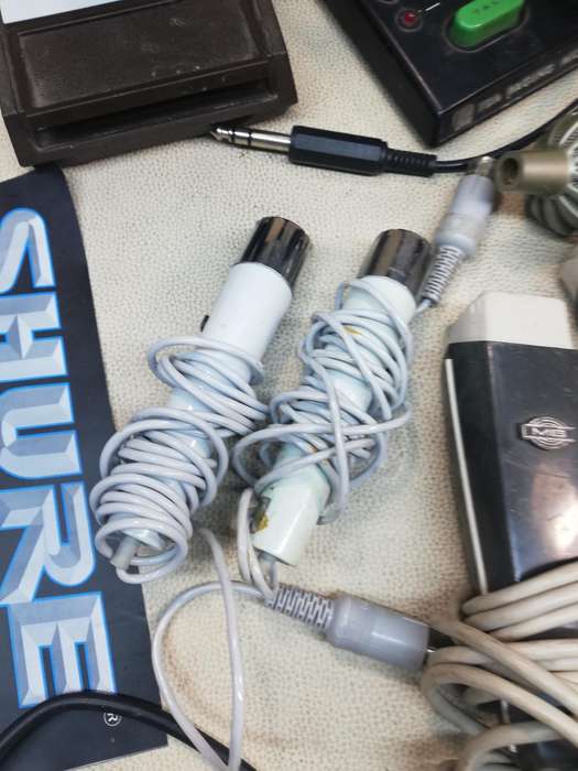 collection of microphones, Shure, Hammerstein, MB, Grundig