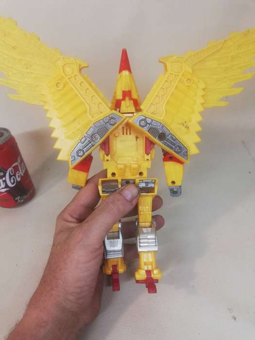 RARE VINTAGE 90'S X-BOT TRANSFORMING EAGLE ROBOT - Happy Well