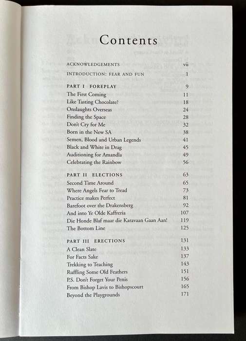 Elections & Erections - A Memoir of Fear and Fun