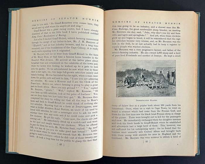 Memoirs of Senator The Hon. G. G. Munnik