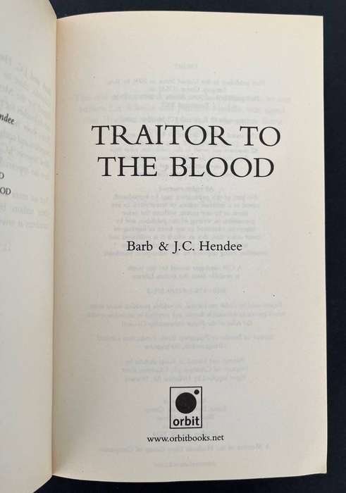 Traitor to the Blood