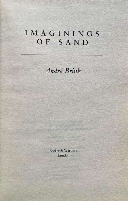 Imaginings of Sand