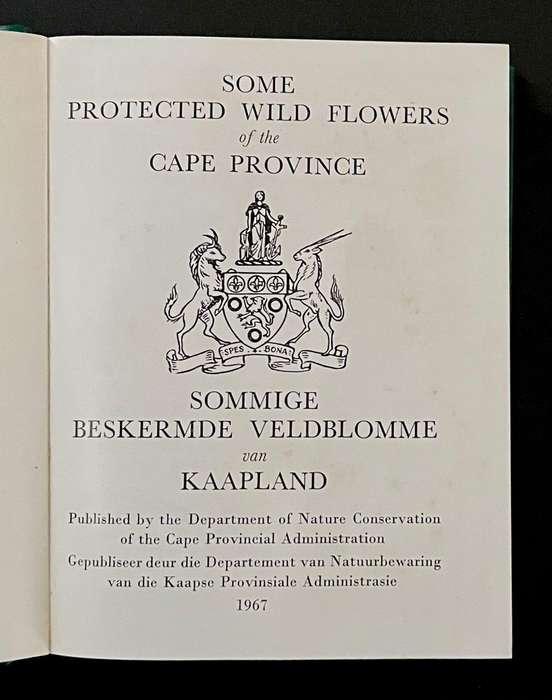 Some Protected Wild Flowers of the Cape Provonce