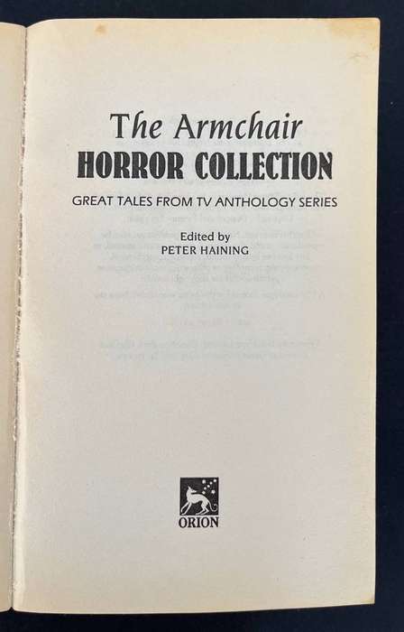 The Armchair Horror Collection - Great Tales from TV Anthology Series