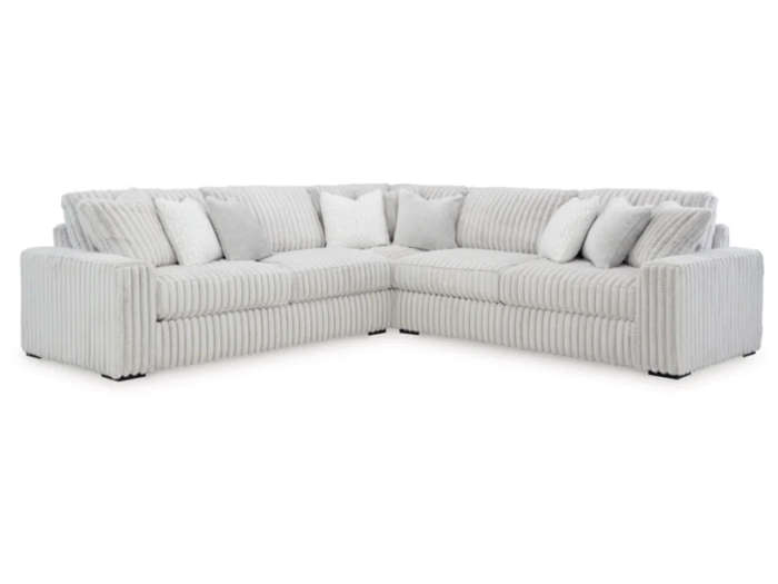 Ripped Fur velvet Corner Couch