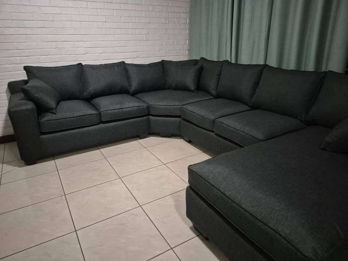 Royal Velvet U-Shaped Sofa