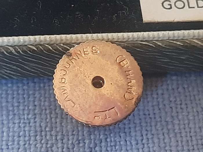 Rolled Gold set of cufflinks/ buttons and studs.  Lambournes (B HAM) LTD