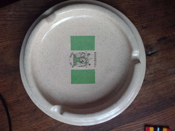 stoneware (Rhodesia ashtray)