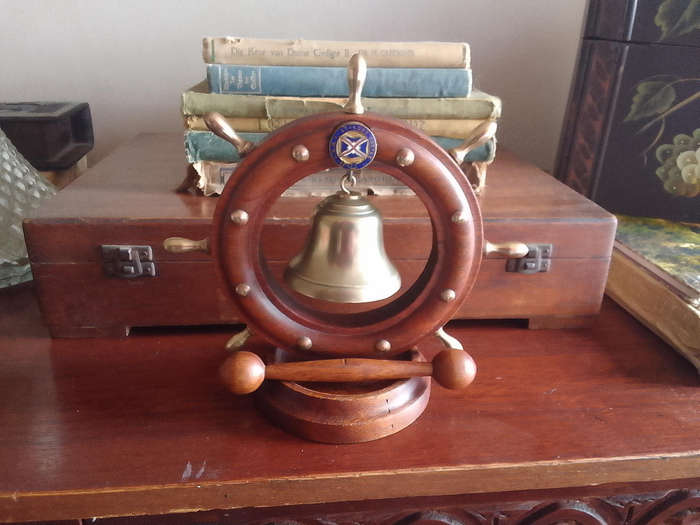 ship wheel bell
