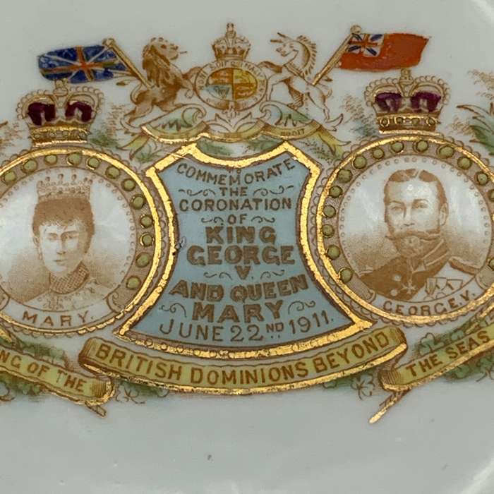 Antique 'Mary & George' Commemorative Plate (1911)