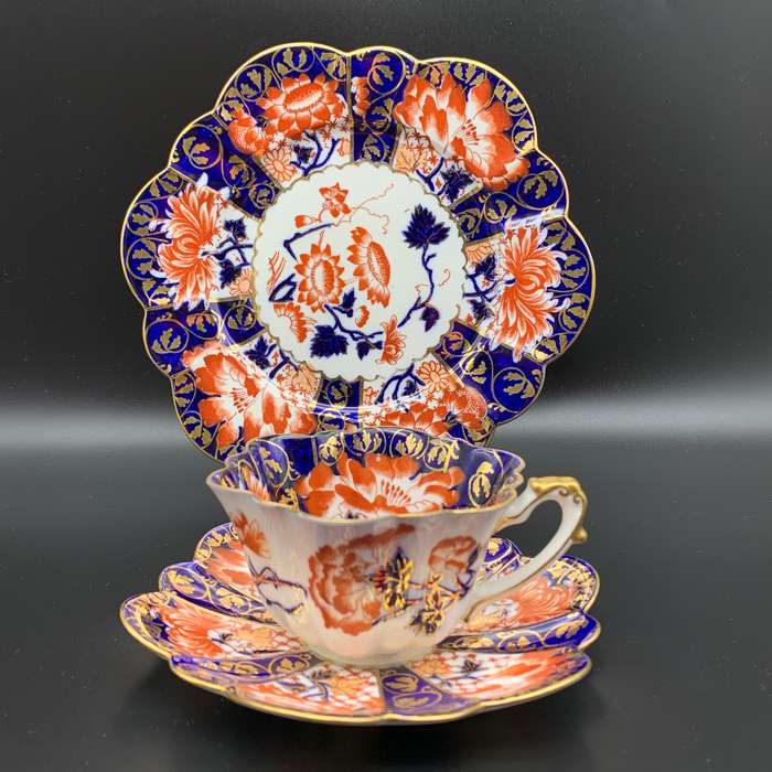 Victorian 'Wileman Foley' Empire Shape Trio (Pre-Shelley)