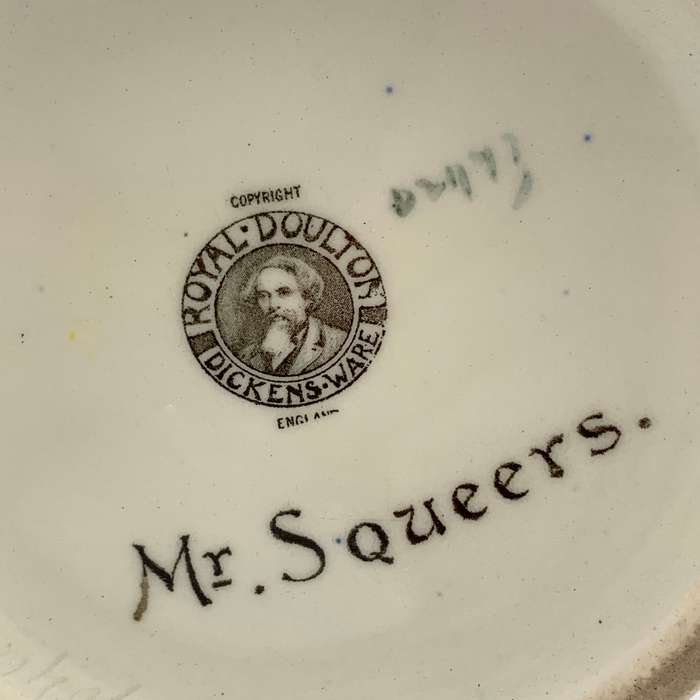 Tall Royal Doulton 'Squeers' Dickens Ware Ewer (D2973)