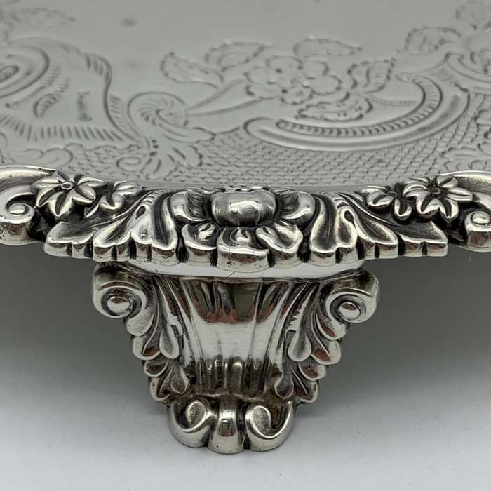 Fabulous Sterling Silver 'George III' Salver (1818)