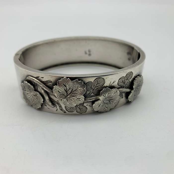 Victorian Sterling Silver Bangle (1884)