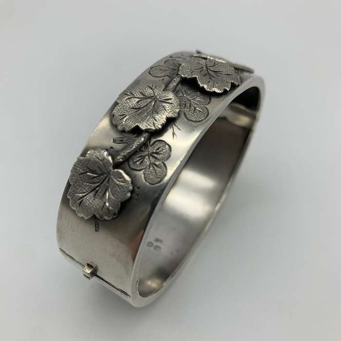 Victorian Sterling Silver Bangle (1884)