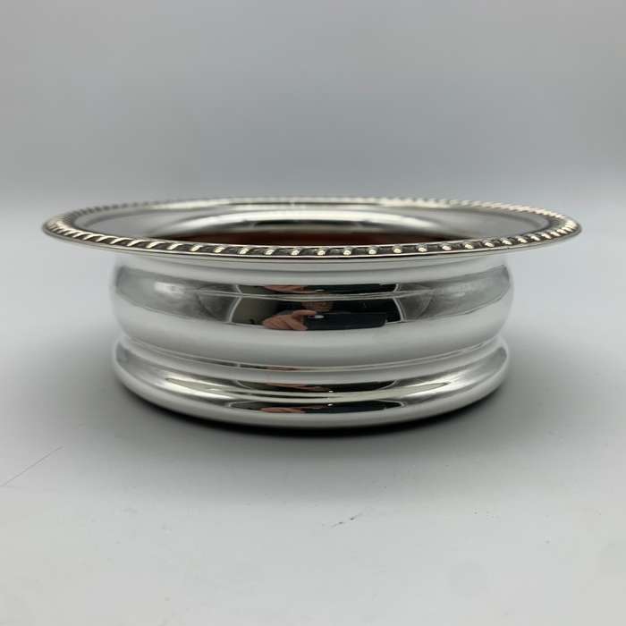 Fine Quality Solid Silver Wine Coaster