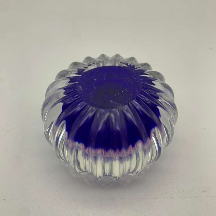 Vintage 'Perthshire' Millefiori Glass Paperweight (Signed)