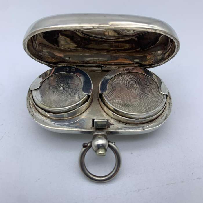 Antique Silver 'Double' Sovereign Case (1914)
