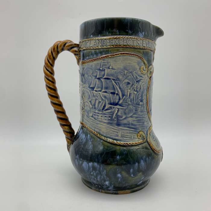 Large Royal Doulton 'Lord Nelson - Trafalgar' Jug (1905)