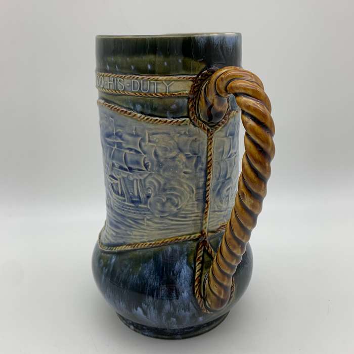 Large Royal Doulton 'Lord Nelson - Trafalgar' Jug (1905)