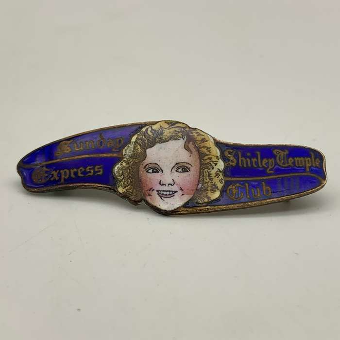 Scarce Enamel 'Shirley Temple' Brooch