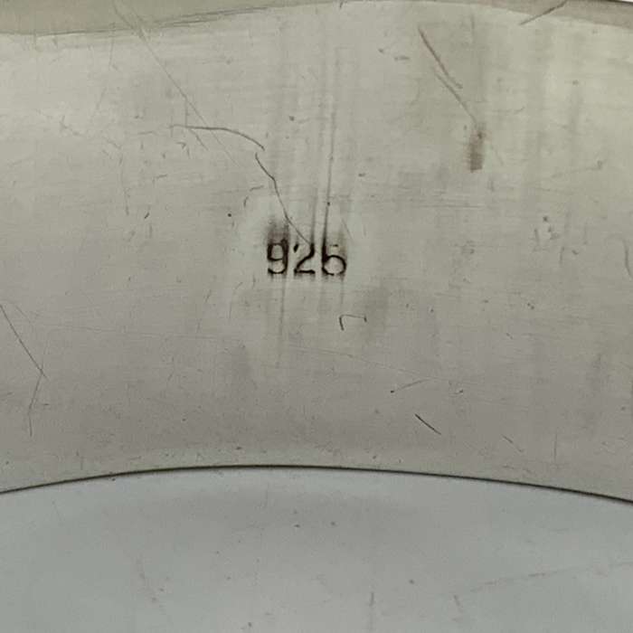 Vintage Sterling Silver Hinged Bangle