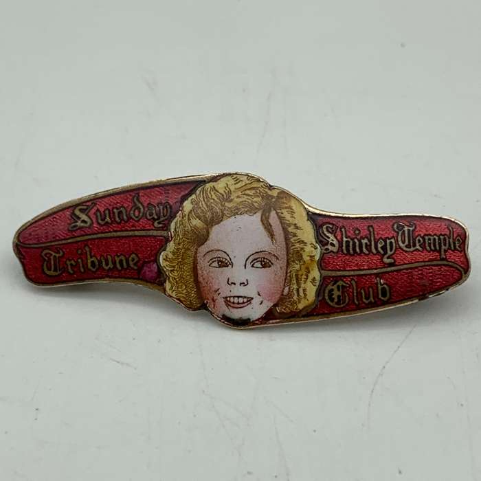Scarce Enamel 'Shirley Temple' Brooch