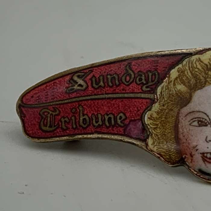 Scarce Enamel 'Shirley Temple' Brooch