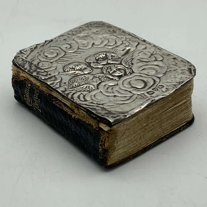 Antique Miniature Silver Fronted 'Common Prayer' Book (1908)
