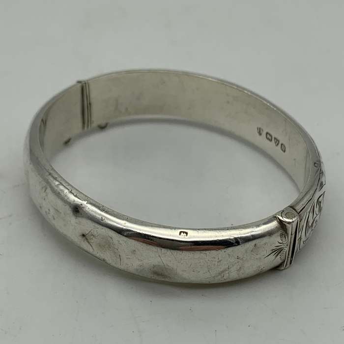 Early Sterling Silver Bangle (Chester 1938)