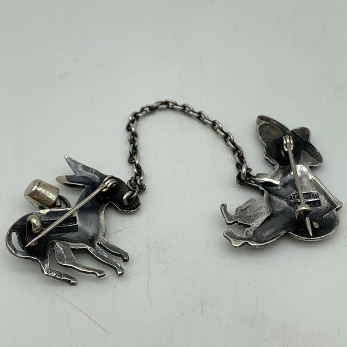 Early Sterling Silver 'Candida' Brooch