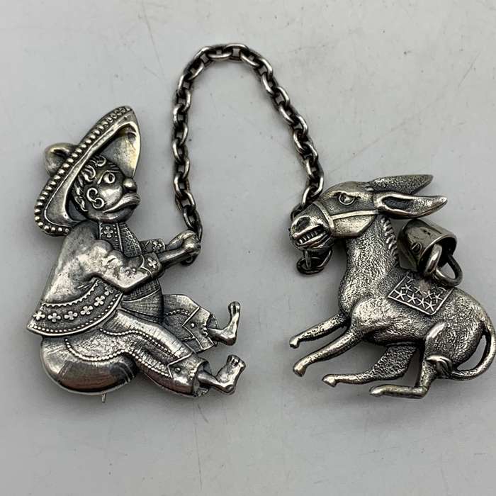 Early Sterling Silver 'Candida' Brooch