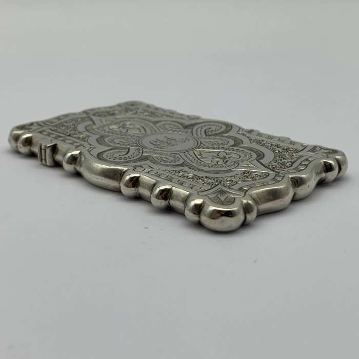Victorian Silver Calling Card Case (George Unite  1875)