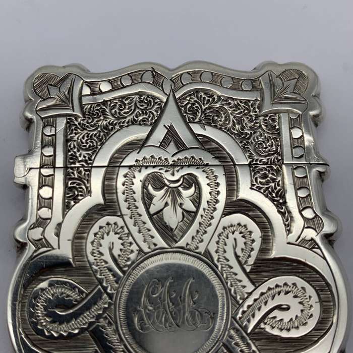 Victorian Silver Calling Card Case (George Unite  1875)