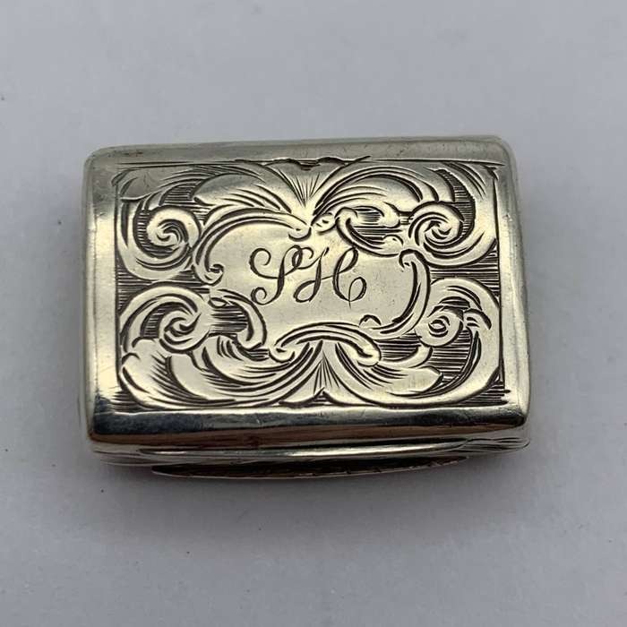 Early Silver Victorian Vinaigrette (1847)