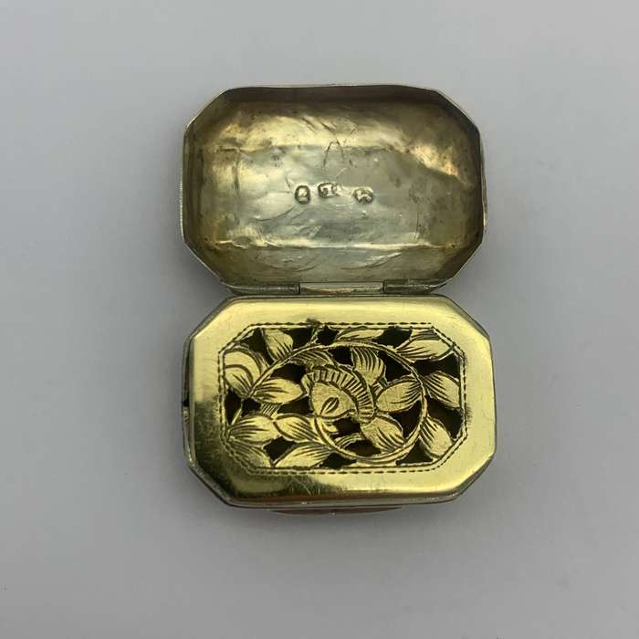 Silver 'George III' Vinaigrette (1814 - John Lawrence)