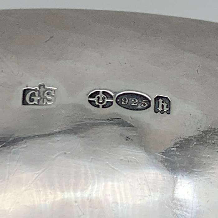 Antique 'Georg Jensen' Danish Silver Sugar Bowl