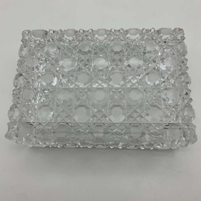 Fabulous Silver Gilt & Coral Crystal Vanity Box (1866)
