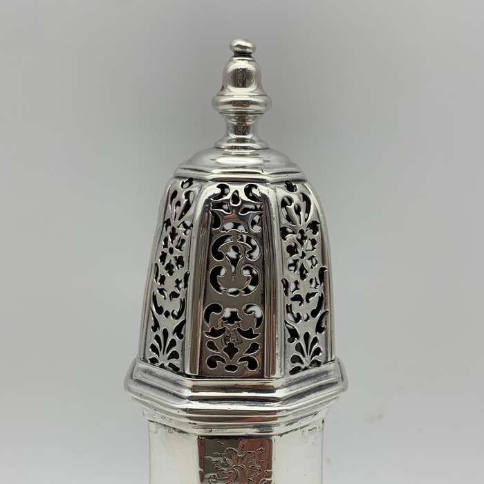 Rare Georgian Solid Silver Sugar Caster (1728)