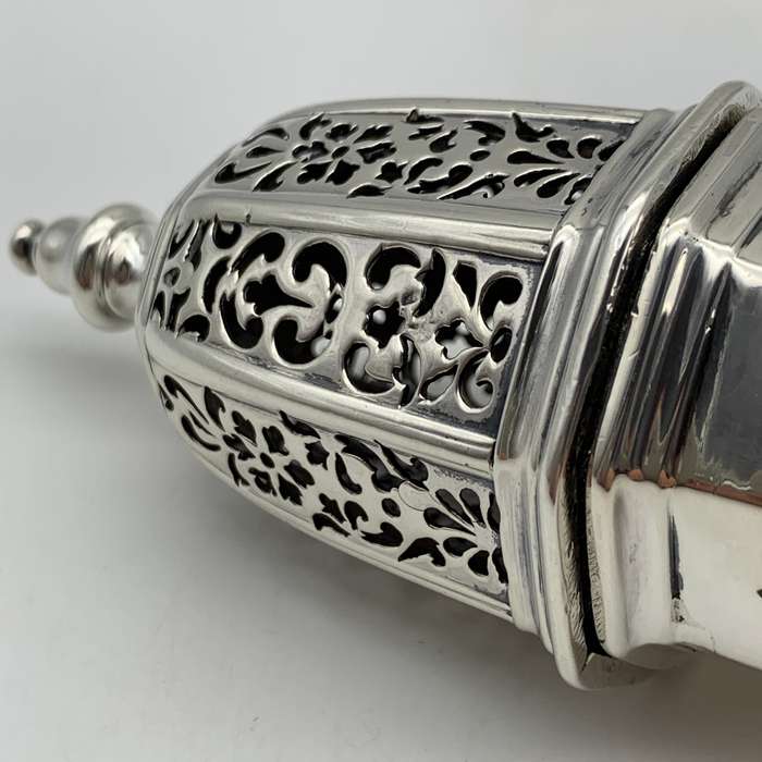 Rare Georgian Solid Silver Sugar Caster (1728)