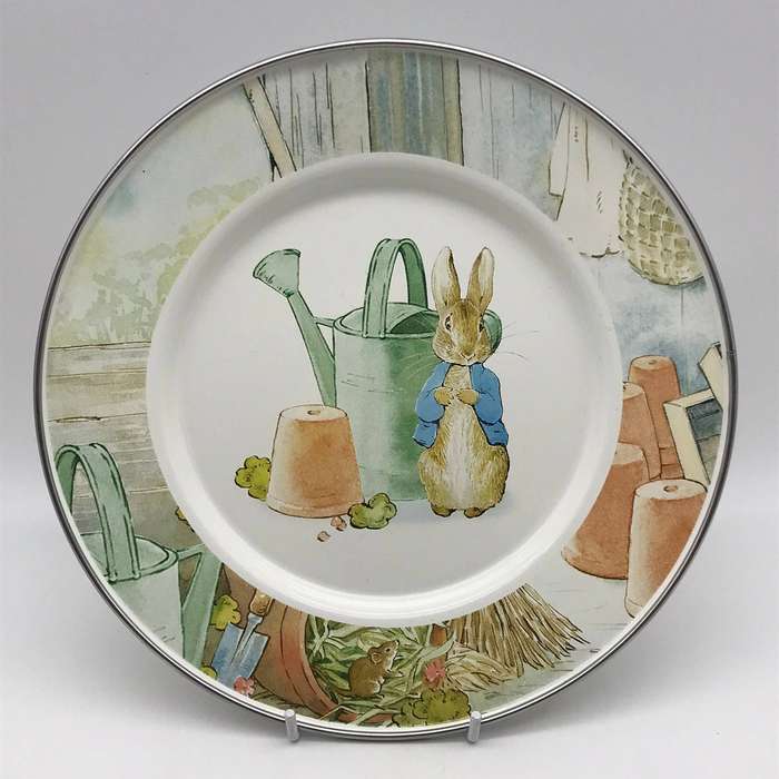 Vintage 'Beatrix Potter' Enamelware Plate