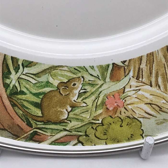 Vintage 'Beatrix Potter' Enamelware Plate