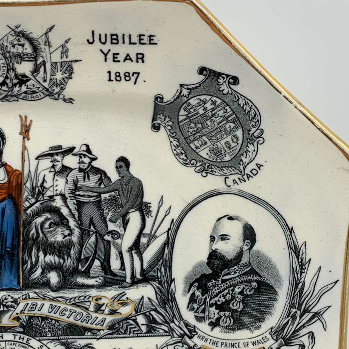 Antique Queen Victoria '1887' Empire Jubilee Plate
