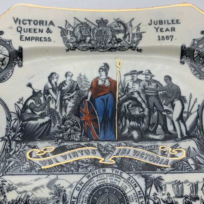 Antique Queen Victoria '1887' Empire Jubilee Plate