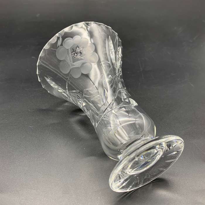 Vintage 'Rose-Cut' Crystal Vase