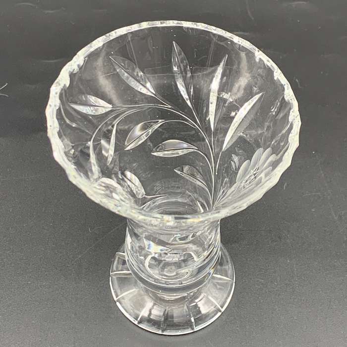 Vintage 'Rose-Cut' Crystal Vase